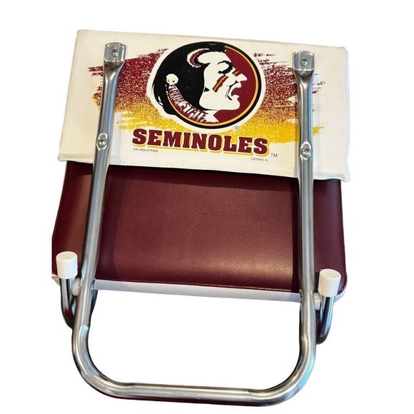 VTG FSU Florida State Seminoles Stadium Bleacher Seat Folding Cushion Chair 2 se - Picture 4 of 5
